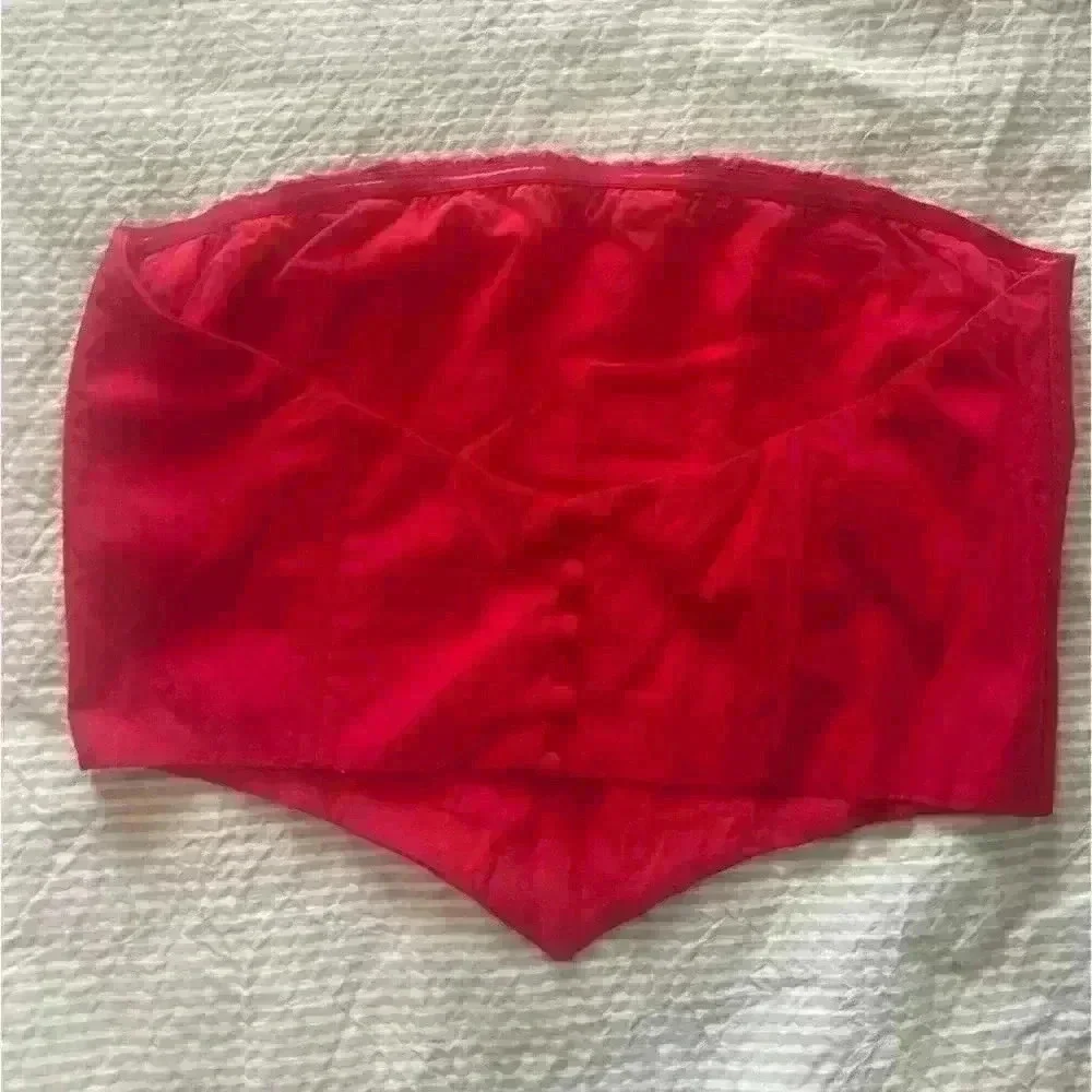 Princess Polly red corset top size 8 - Picture 2 of 3